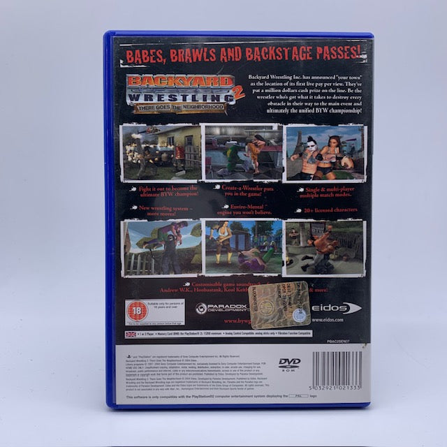Backyard Wrestling 2: There Goes The Neighborhood PS2 Playstation 2 PAL UK (USATO)