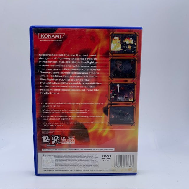 Firefighter F.D. 18 PS2 Playstation 2 PAL UK (USATO)