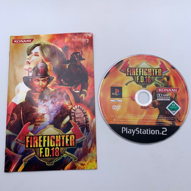 Firefighter F.D. 18 PS2 Playstation 2 PAL UK (USATO)