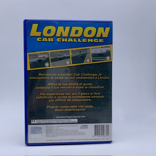 London Cab Challenge PS2 Playstation 2 PAL ITA (USATO)