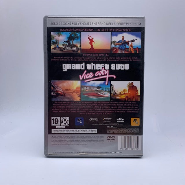 Grand Theft Auto: Vice City Platinum PS2 Playstation 2 PAL ITA (USATO)