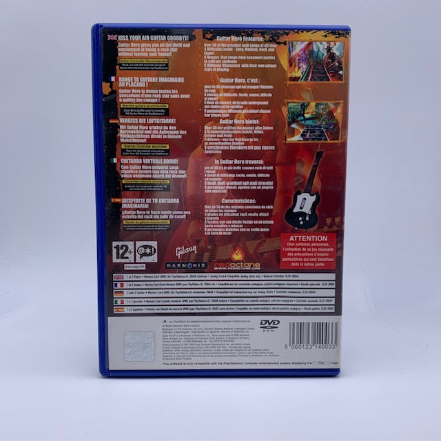Guitar Hero PS2 Playstation 2 PAL ITA (USATO)
