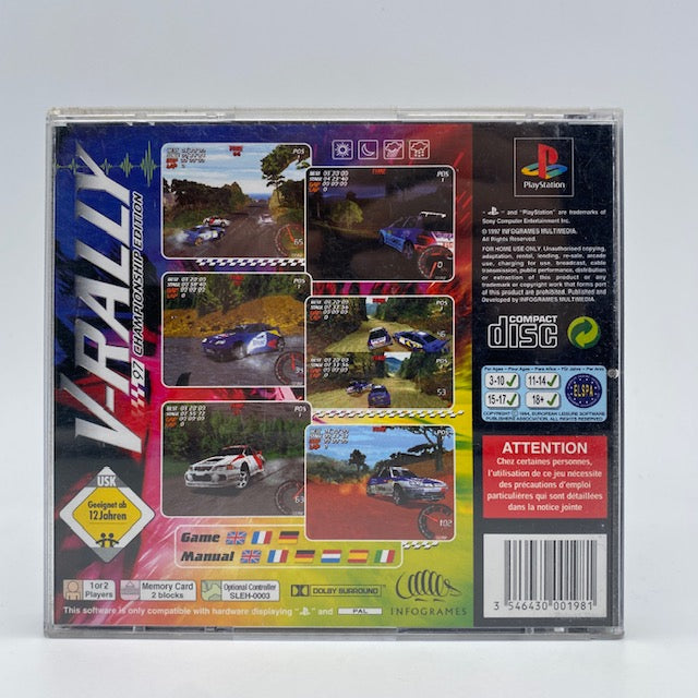 V Rally 97 Championship Edition PlayStation 1 PAL (usato)