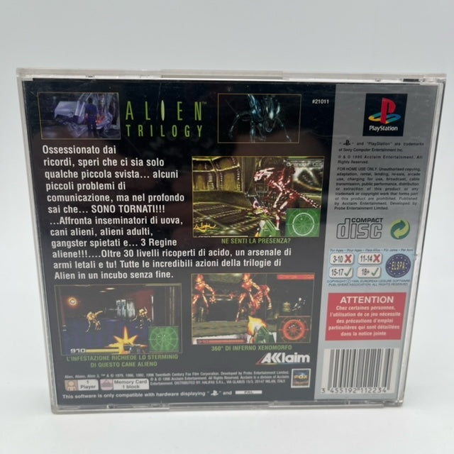 Alien Trilogy Platinum Sony Playstation 1 Pal Ita (USATO)