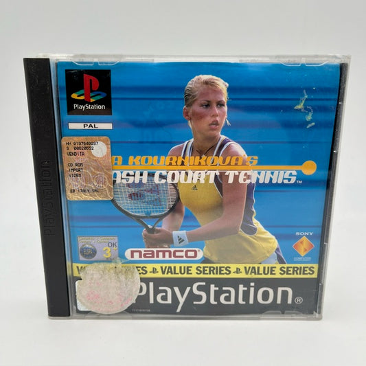 anna kournikova in copertina , sfondo blu