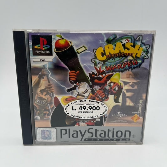 Crash Bandicoot 3 Warped Platinum PS1 PAL MULTI (USATO)