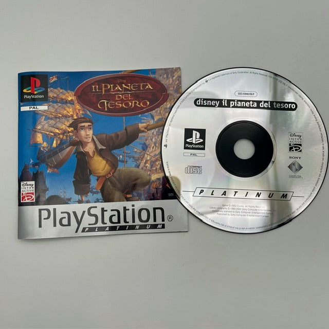 Disney Il Pianeta Del Tesoro Platinum PS1 Playstation 1 PAL ITA (USATO)