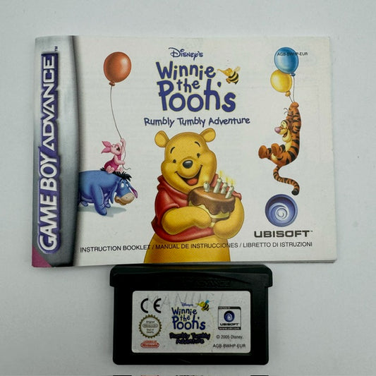 Disney Winnie The Pooh E Le Pance Brontolanti GBA Game Boy Advance PAL LOOSE (USATO)