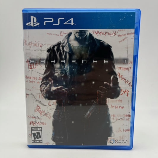 Fahrenheit PS4 Playstation 4 IMPORT (USATO)