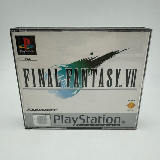 Final Fantasy VII 7 Platinum, meteora su sfondo bianco