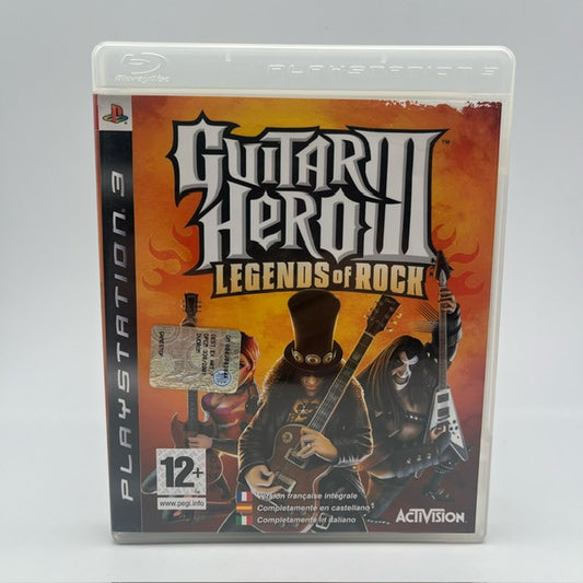 Guitar Hero 3 Legends Of Rock Sony Playstation 3 Pal Multi (USATO)