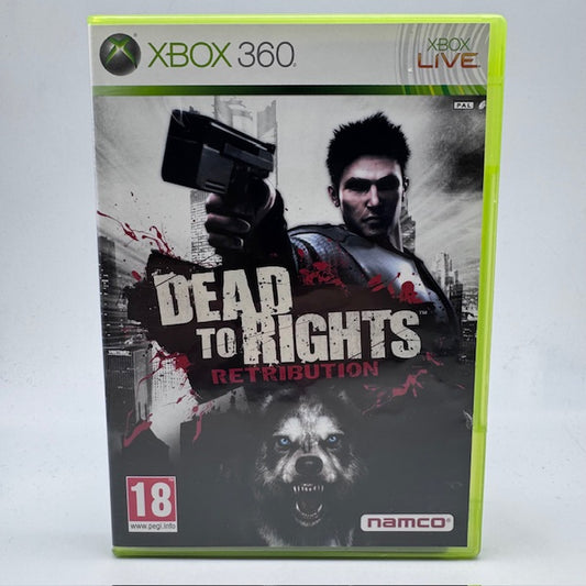 DEAD TO RIGHTS RETRIBUTION Xbox 360 PAL ITA (USATO)
