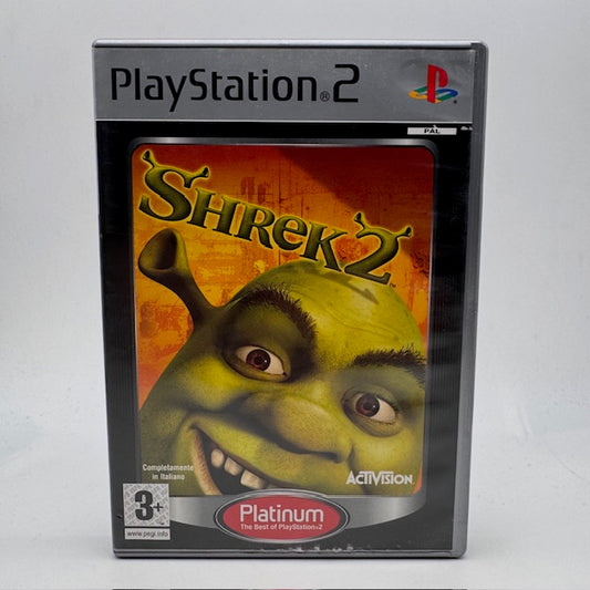 Shrek 2 Platinum PS2 Playstation 2 PAL ITA (USATO)