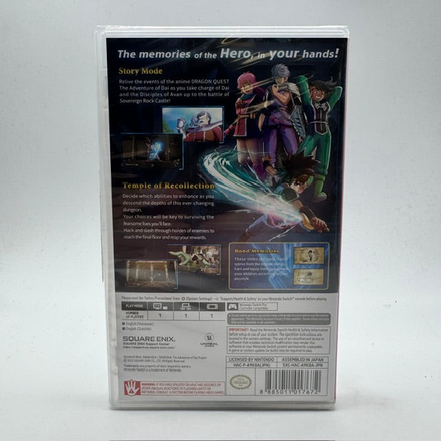 Infinity Strash: Dragon Quest The Adventure of Dai Nintendo Switch PAL ITA (nuovo)