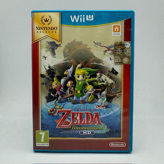The Legend Of Zelda The Wind Waker HD Selects Nintendo WiiU PAL Triangolo Blu (Usato)