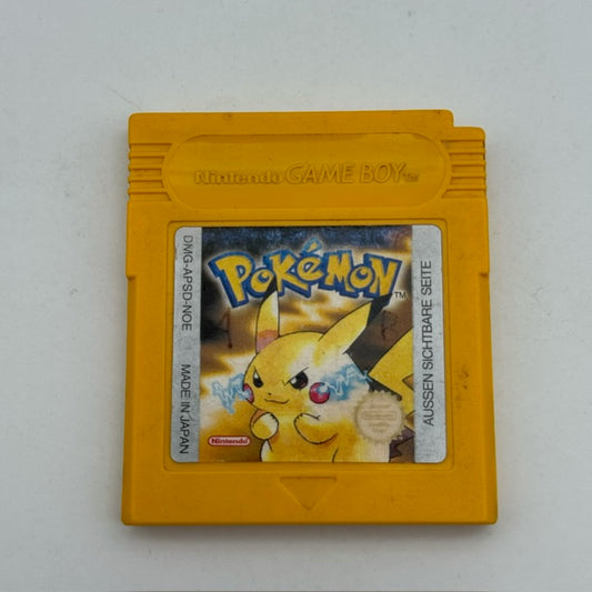 Pokemon Versione Gialla GB Game Boy PAL GER LOOSE (USATO)
