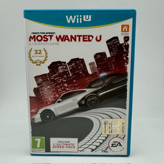 Need For Speed Most Wanted U Nintendo WiiU PAL ITA Triangolo Blu (Usato)