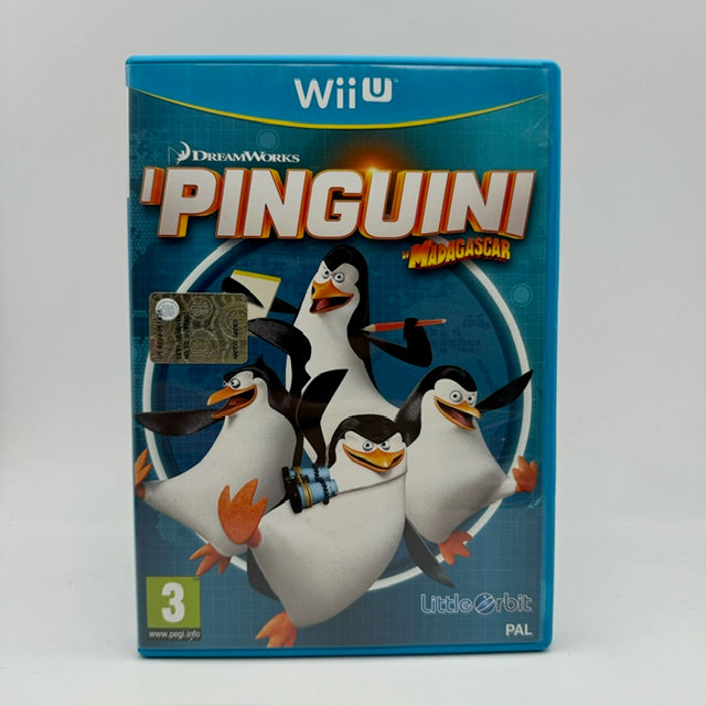 I Pinguini Di Madagascar Nintendo WiiU PAL ITA Triangolo Blu (Usato)