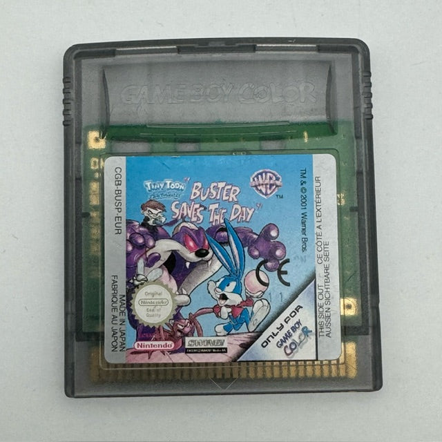 Tiny Toon Adventures Buster Saves The Day GB Game Boy Color PAL LOOSE (USATO)