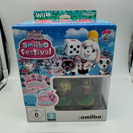 Animal Crossing Amiibo Festival + Amiibo Limited Nintendo WiiU PAL