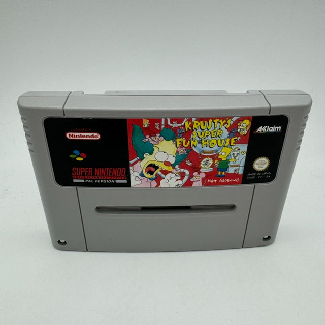 Krusty's Super Fun House SNES Super Nintendo PAL LOOSE SOLO CARTUCCIA (Usato)