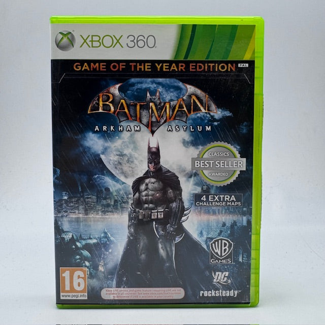 Batman Arkham Asylum Game of the Year Edition Classics Xbox 360 PAL ITA (USATO)