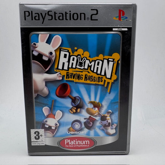 Rayman Raving Rabbids Platinum PS2 Playstation 2 PAL ITA (USATO)