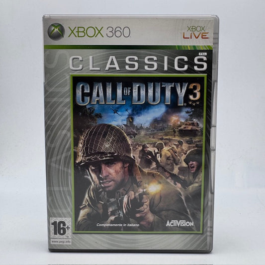 CALL OF DUTY 3 Classics Xbox 360 PAL ITA (USATO)
