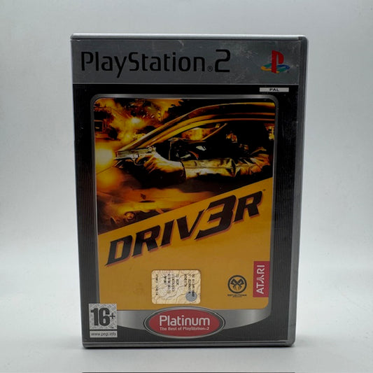 Driver 3 Platinum Ps2 Playstation 2 PAL ITA (USATO)