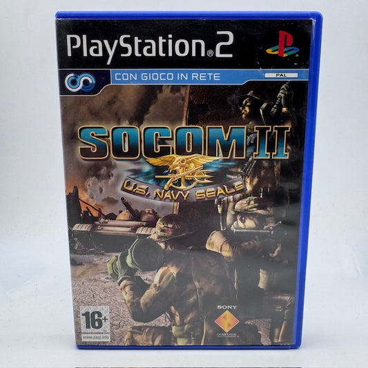 SOCOM II U.S. Navy SEALs PS2 Playstation 2 PAL ITA (USATO)