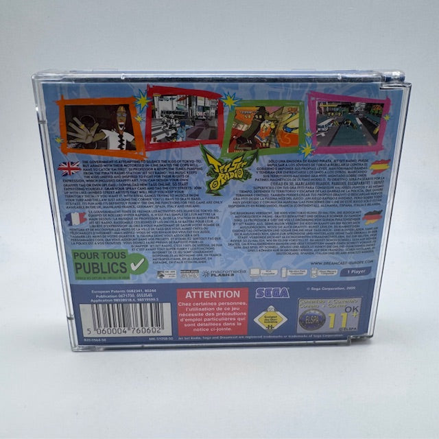Jet Set Radio Sega Dreamcast PAL MULTI (USATO)