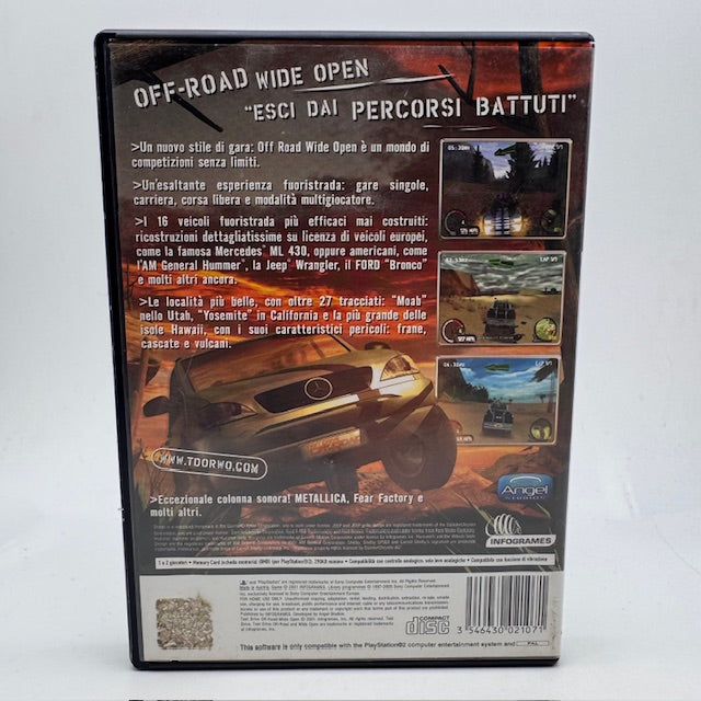 Off-Road Wide Open PS2 Playstation 2 PAL ITA (USATO)
