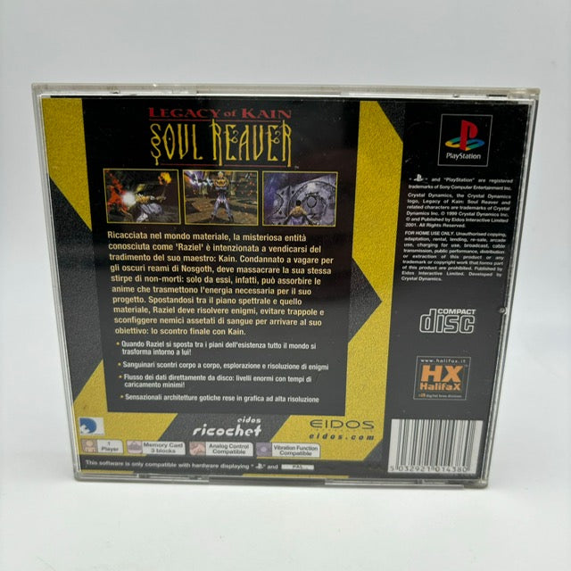 Legacy of Kain Soul Reaver PS1 Playstation 1 PAL ITA (USATO)