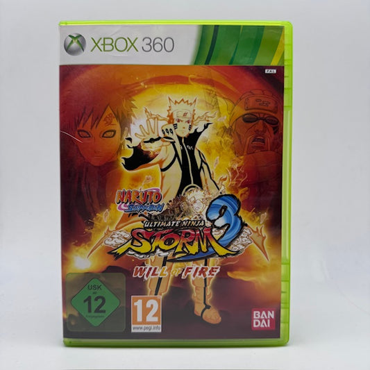 Naruto Ultimate Ninja Storm 3 Will Of Fire Xbox 360 Pal UK ITA (USATO)