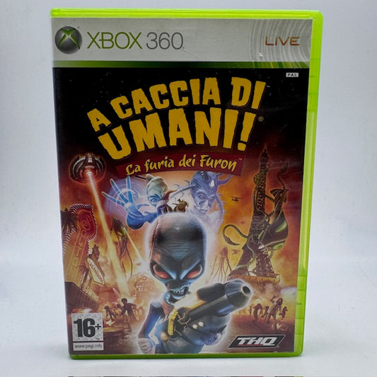A CACCIA DI UMANI La Furia dei Furon Xbox 360 PAL ITA (USATO)