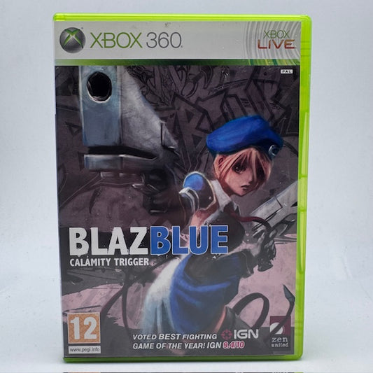Blaz Blue Calamity Trigger Microsoft Xbox 360 PAL FRA/UK (USATO)
