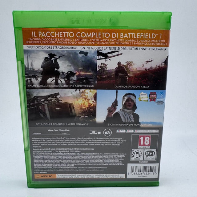 Battlefield 1 Revolution Xbox One/Series X PAL ITA (USATO)