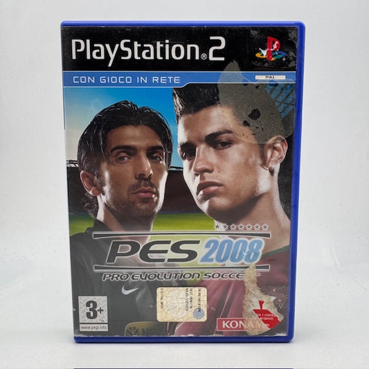 Pro Evolution Soccer 2008 PES PS2 Playstation 2 PAL ITA (USATO)