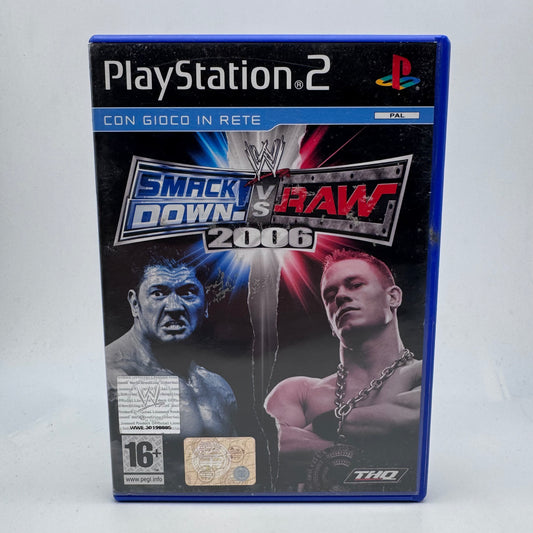 SmackDown vs RAW 2006 PS2 Playstation 2 PAL ITA (USATO)