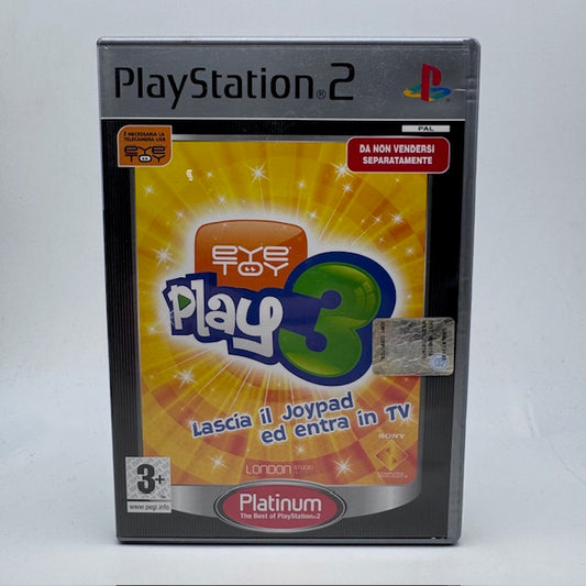 EyeToy Play 3 Platinum PS2 Playstation 2 PAL ITA (USATO)