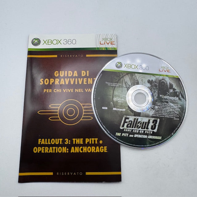 Fallout 3 (Game add-on pack) The Pit and Operation: Anchorage Xbox 360 PAL ITA (USATO)