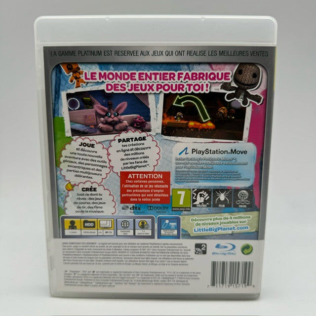 Little Big Planet 2 Platinum Sony Playstation 3 Pal Fra (USATO)