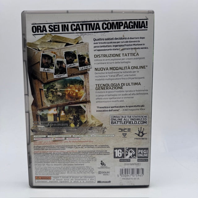 Battlefield Bad Company Classics Microsoft Xbox 360 Pal Ita (USATO)