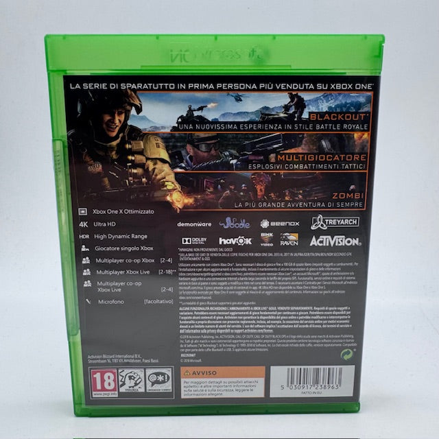 Call Of Duty Black Ops IIII 4 Xbox One/Series X PAL ITA (USATO)