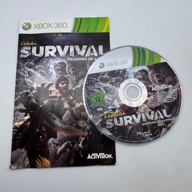 Cabela's Survival Shadows of Katmai Xbox 360 PAL ITA (USATO)
