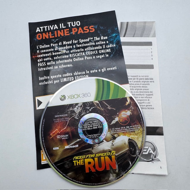 Need for Speed the Run Limited Edition Xbox 360 PAL ITA (USATO)