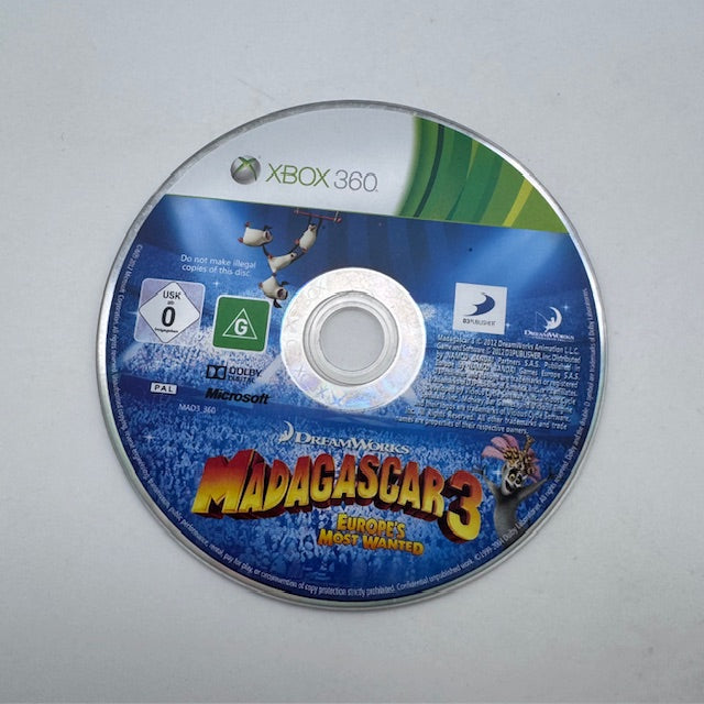Madagascar 3 Xbox 360 PAL ITA (USATO)