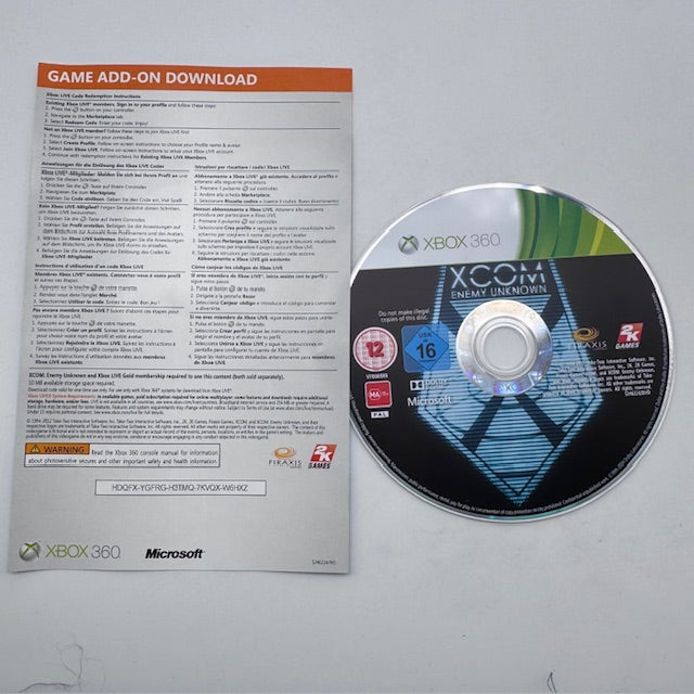 Xcom Enemy Unknown Microsoft Xbox 360 Pal Ita (USATO)