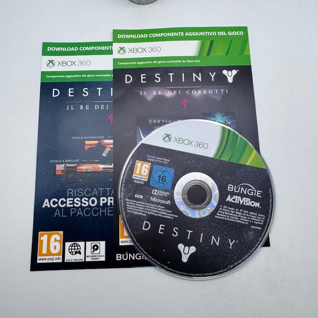 DESTINY IL RE DEI CORROTTI Edizione Leggendaria Xbox 360 PAL ITA (USATO)