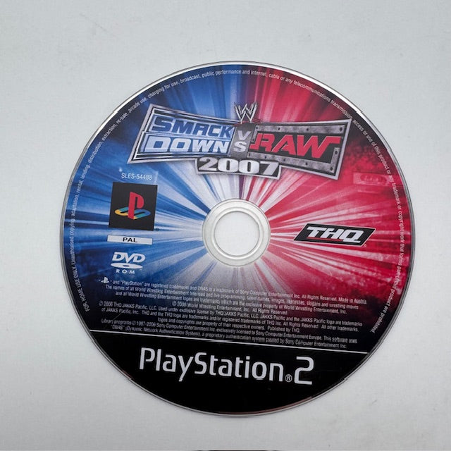 Smackdown! VS Raw 2007 PS2 Playstation 2 PAL ITA (USATO)